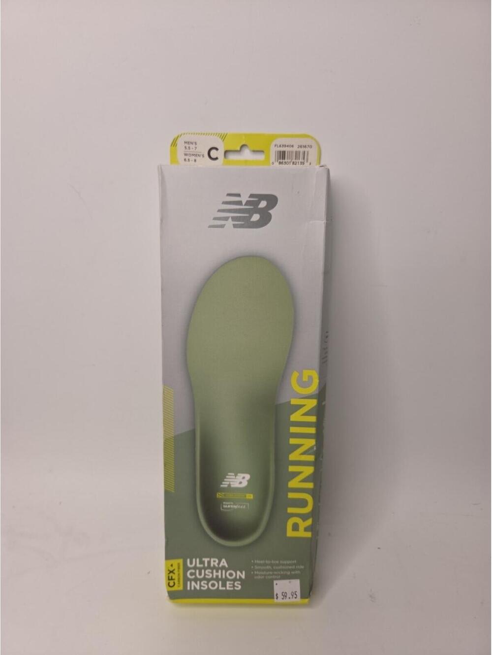 Original New Balance Running Cushion CFX Insoles Size C 5.5-7 M 6.5-8 W
